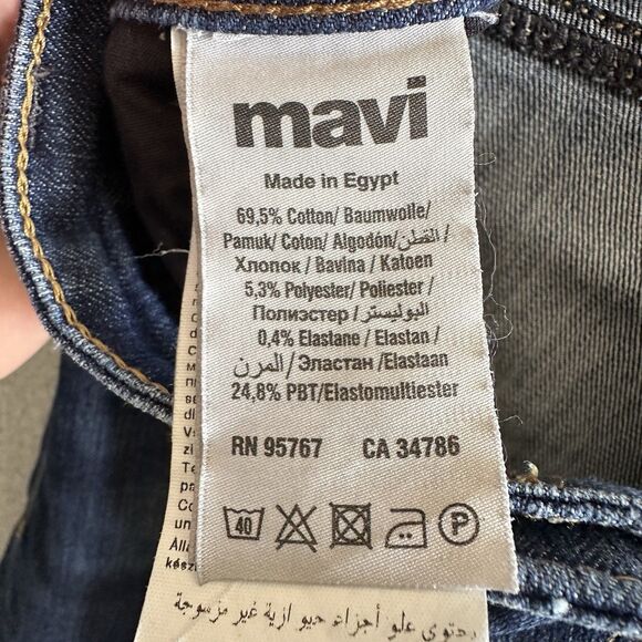 Mavi Jeans Zach Straight Leg Dark Blue Men's Size 38x31 (Tag 36x32) - Picture 12 of 12